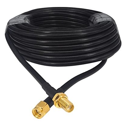 5m Antenna Extension Cable (RG58) - Black (SMA Male - SMA Female)