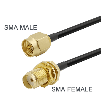 SMA Male and SMA Female Antenna Connectors