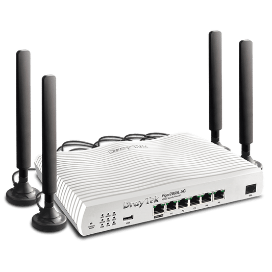 DrayTek V2865L-5G-K Office 5G Router and Firewall Without WiFi
